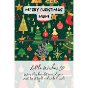Julie Ree Little Wishes Mum Christmas bracelet with snowflake charm
