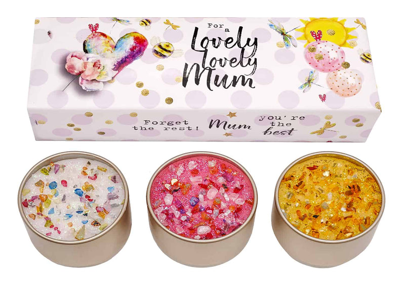 Just Because Candles Three Lites - Lovely Mum - Something Different Gift Shop