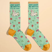 Just Don’t Be Shitty Socks – Funny Socks Gift by Fun Club - Something Different Gift Shop