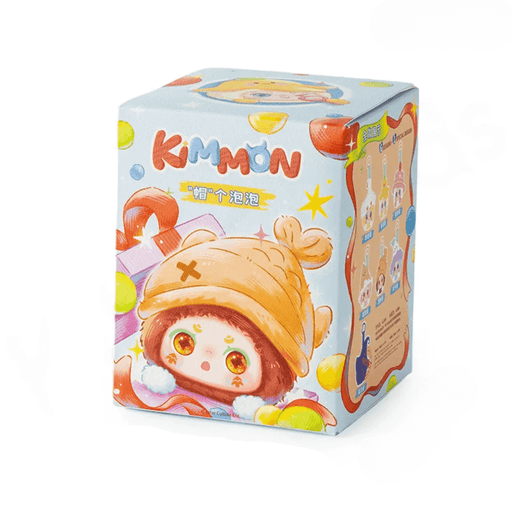 Retail packaging for Kimmon Hat Bubble plush blind boxes featuring Taiyaki design artwork.

