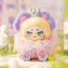 Neon Color plush—pastel bear with crown and tulle tutu—Kimmon “You Are the Protagonist” collectable.
