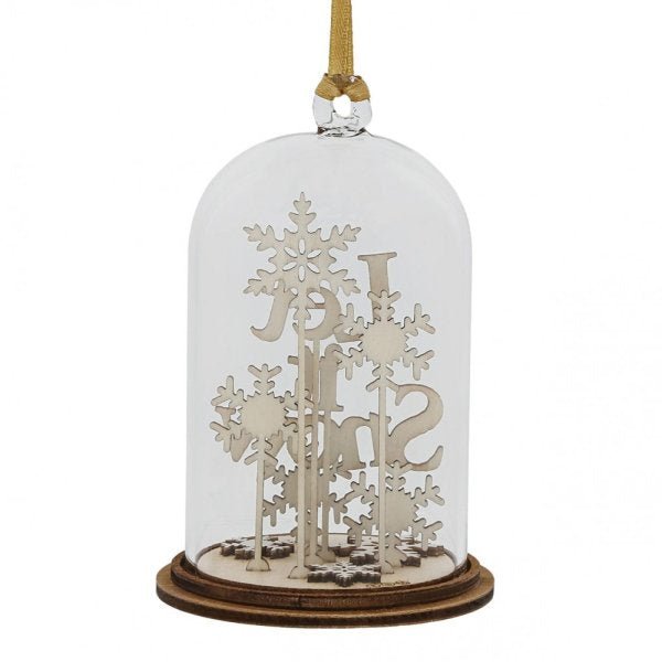 Kloche Hanging Decoration - Let It Snow - Something Different Gift Shop