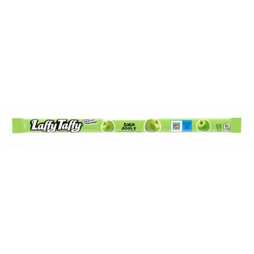 Laffy Taffy Sour Apple chewy candy bar in wrapper
