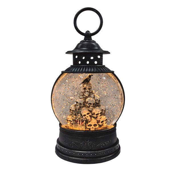 LED Skull Lantern Water Spinner
