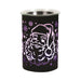 Black Santa silhouette LED wax melt burner cycling purple light, 12cm