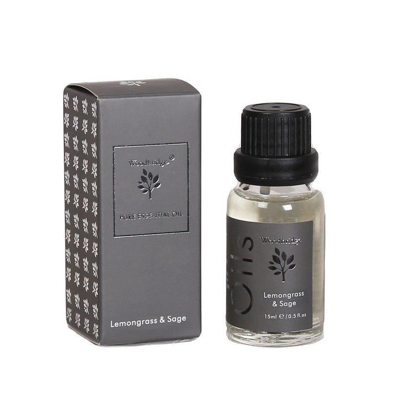 Lemongrass & Sage Essential Oil – Woodbridge 15ml - Something Different Gift Shop