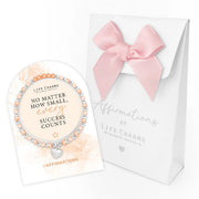 Life Charms Affirmation Bracelet – Every Success Counts - Something Different Gift Shop