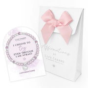 Life Charms Affirmation Bracelet – I Choose to Try - Something Different Gift Shop