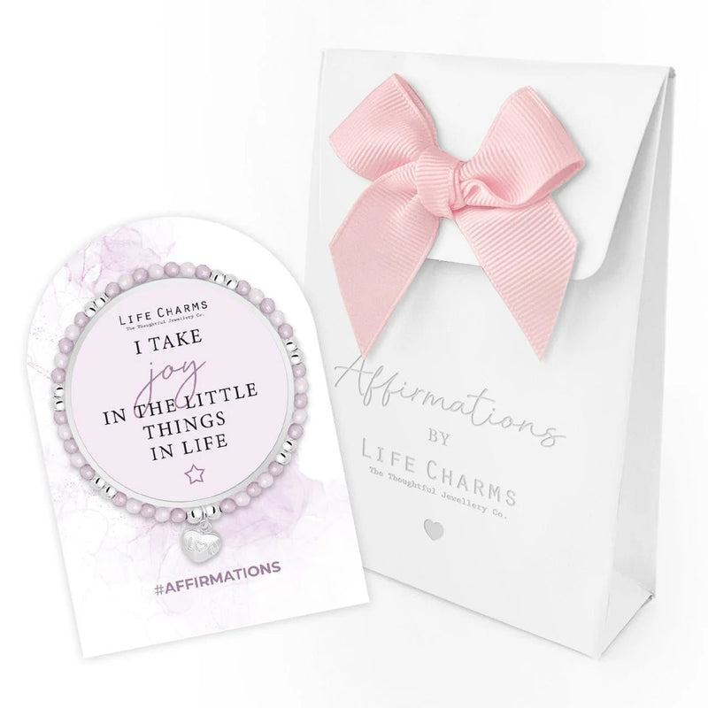 Life Charms Affirmation Bracelet – Joy in the Little Things - Something Different Gift Shop