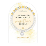 Life Charms Affirmation Bracelet – Positive People - Something Different Gift Shop