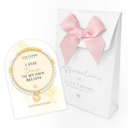 Life Charms Affirmation Bracelet – True to My Beliefs - Something Different Gift Shop