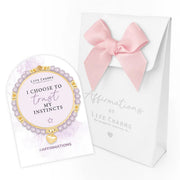 Life Charms Affirmation Bracelet – Trust My Instincts - Something Different Gift Shop