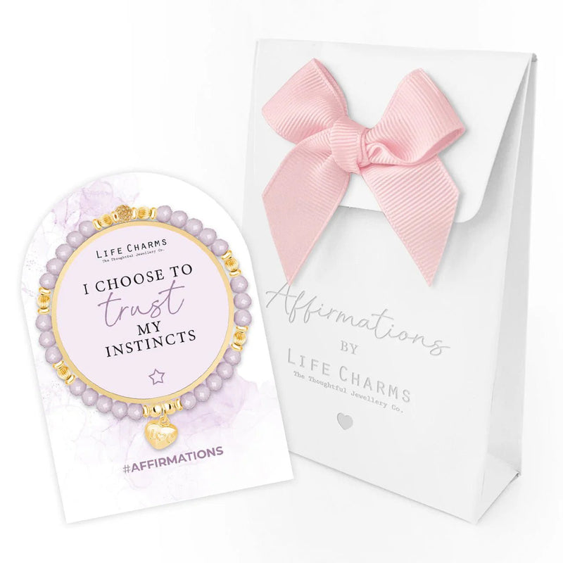Life Charms Affirmation Bracelet – Trust My Instincts - Something Different Gift Shop