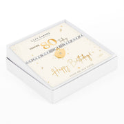 Life Charms Happy Birthday Bracelet - 80th - Something Different Gift Shop