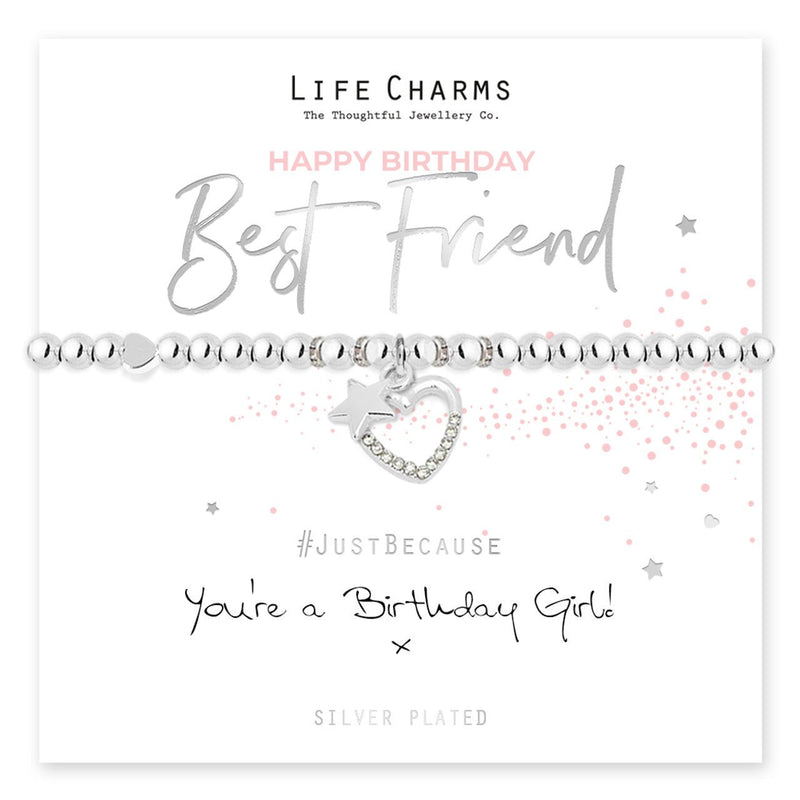 Life Charms Just Because Bracelet - Best Friend - Something Different Gift Shop
