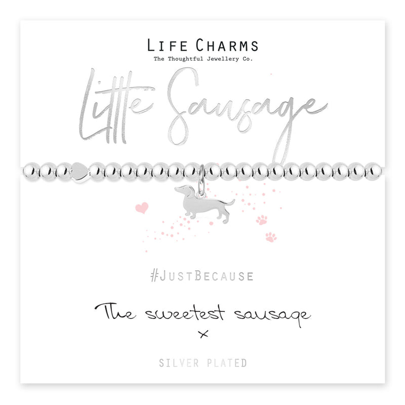 Life Charms Just Because Bracelet - Little Sausage - Something Different Gift Shop