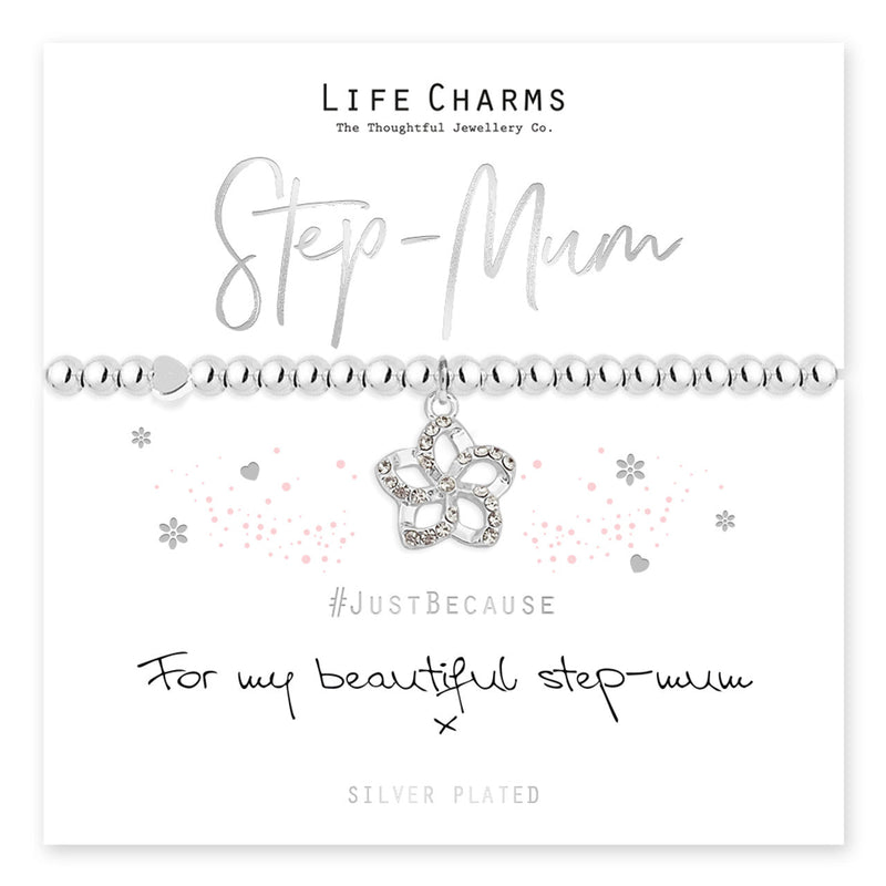 Life Charms Just Because Bracelet - Step Mum - Something Different Gift Shop