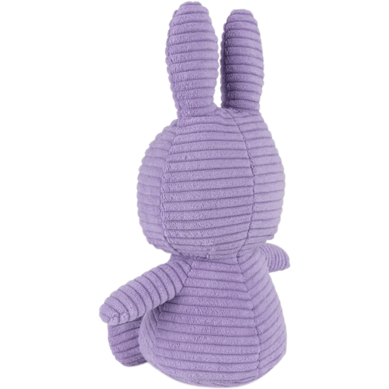 Lilac Corduroy Miffy Plush by Bon Ton Toys - Something Different Gift Shop
