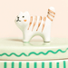 Close up of the 3D cat figure on the Lisa Angel ceramic trinket pot lid