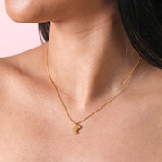 Lisa Angel Gold Croissant Pendant Necklace - Something Different Gift Shop