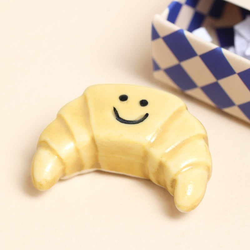 Lisa Angel 'Ma Petite Chérie' Croissant Ceramic Token in Matchbox - Something Different Gift Shop
