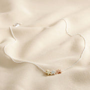 Lisa Angel Mixed Metal Triple Star Bead Necklace - Something Different Gift Shop