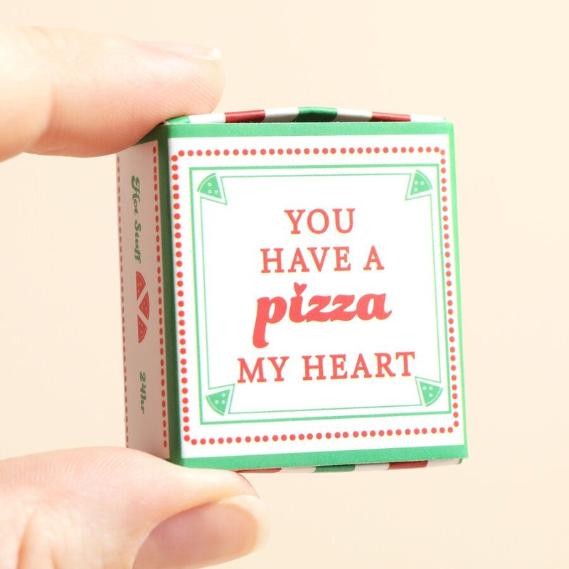 Lisa Angel 'Pizza My Heart' Ceramic Token in Matchbox - Something Different Gift Shop