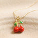 Lisa Angel Red Cherry Pendant Necklace - Something Different Gift Shop