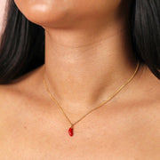Lisa Angel Red Chilli Pendant Necklace - Something Different Gift Shop