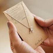 Lisa Angel Silver T - Rex Charm Necklace - Something Different Gift Shop