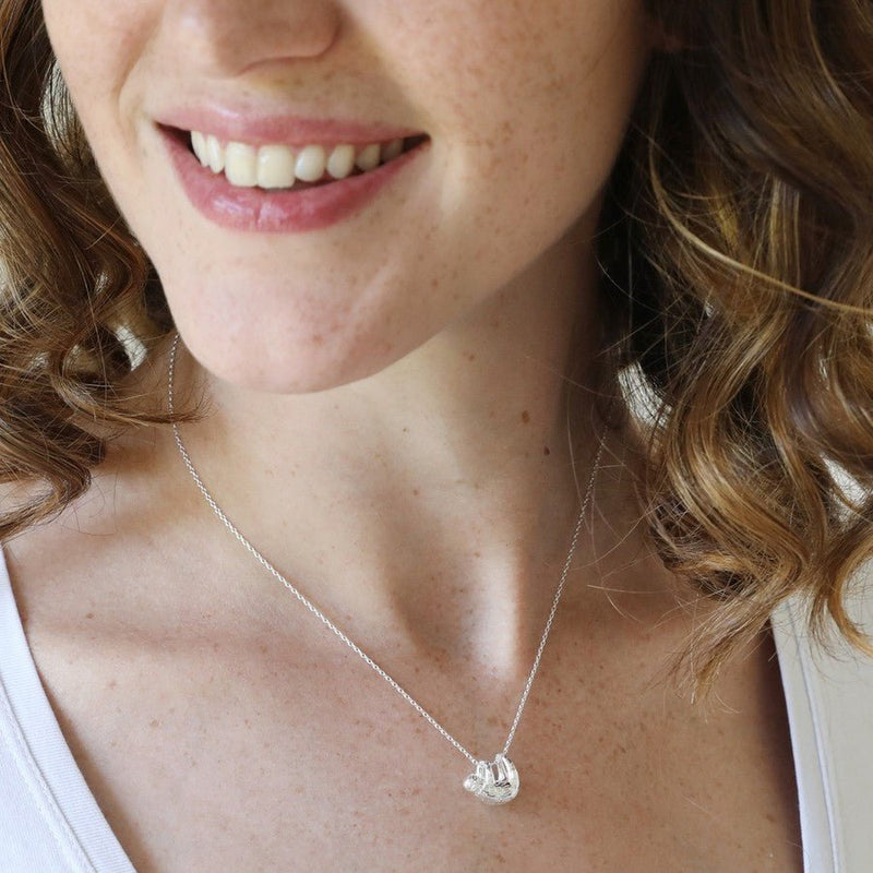 Lisa Angel Sloth Pendant Necklace – Silver - Something Different Gift Shop