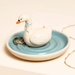 Lisa Angel swan ring holder and trinket dish for rings earrings and keepsakes