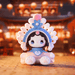 Liyuan Opera figure from MJ Studio Lantern Festival Blind Box, seated with pearl opera headdress.