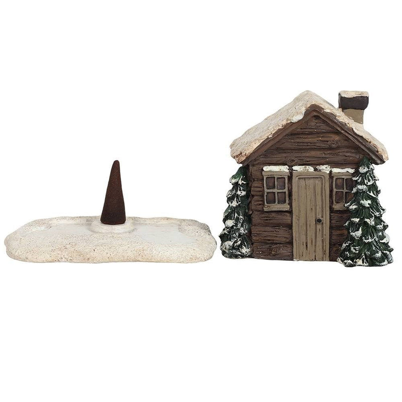 Log Cabin Incense Cone Burner - Something Different Gift Shop