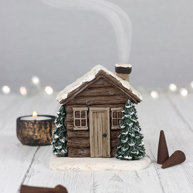 Log Cabin Incense Cone Burner - Something Different Gift Shop