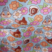 Loungefly Disney Bambi backpack interior lining with floral and character print