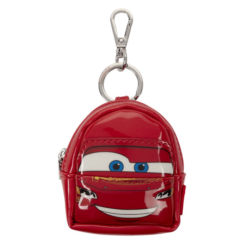 Lightning McQueen Loungefly mini backpack keychain charm