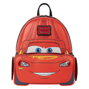 Loungefly Disney Pixar Cars Lightning McQueen Light-Up Mini Backpack front view