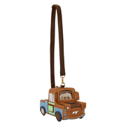 Loungefly Cars Tow Mater Figural Crossbody Bag with adjustable shoulder strap