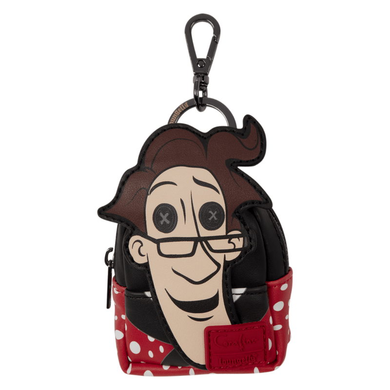 Loungefly Coraline Other Father mini backpack keychain charm
