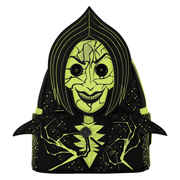 Glow-in-the-dark effect on the Loungefly Coraline Other Mother mini backpack
