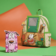 Loungefly Courage the Cowardly Dog Mini Backpack lifestyle image