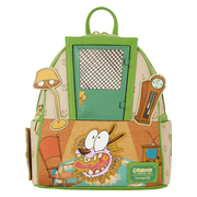 Loungefly Courage the Cowardly Dog Lenticular Mini Backpack front view