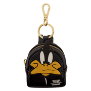 Loungefly Looney Tunes Daffy Duck mini backpack keychain black design