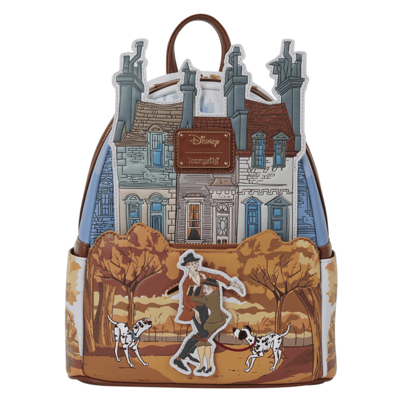 Loungefly Disney 101 Dalmatians Roger and Anita Mini Backpack front view
