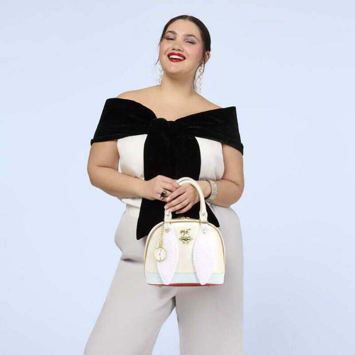 Loungefly Alice in Wonderland White Rabbit Handbag