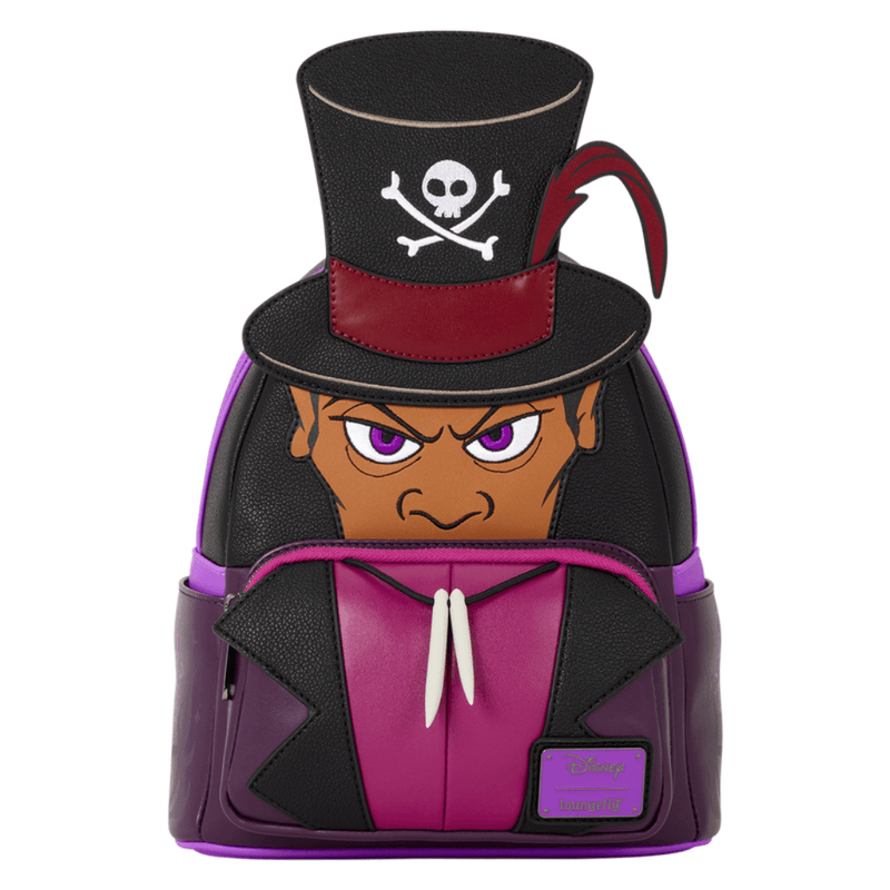 Loungefly Disney The Princess and the Frog Dr. Facilier Cosplay Mini Backpack front view