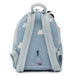 Back of Loungefly Disney Eeyore mini backpack with cloud print and Thanks for noticin me detail