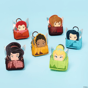 Six Loungefly Disney Fairies mystery mini backpack bag charm designs