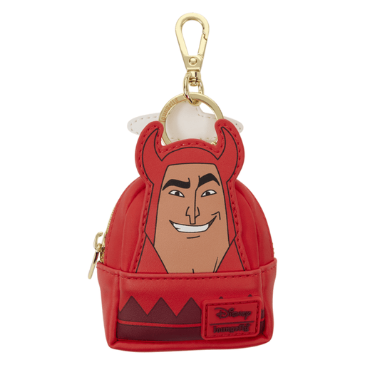 Loungefly Disney Kronk reversible mini backpack keychain charm Devil side